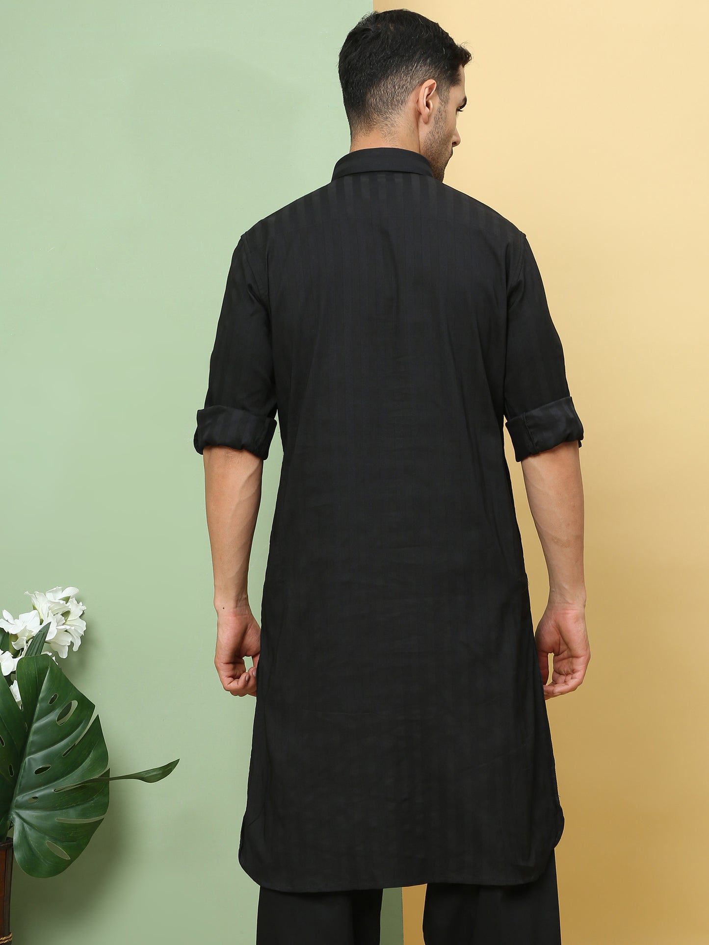 ZEUS SOLID PATHANI KURTA SET
