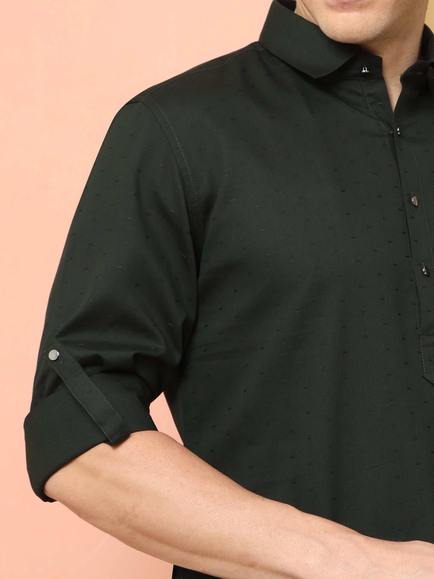 BLACK PATHANI KURTA SET