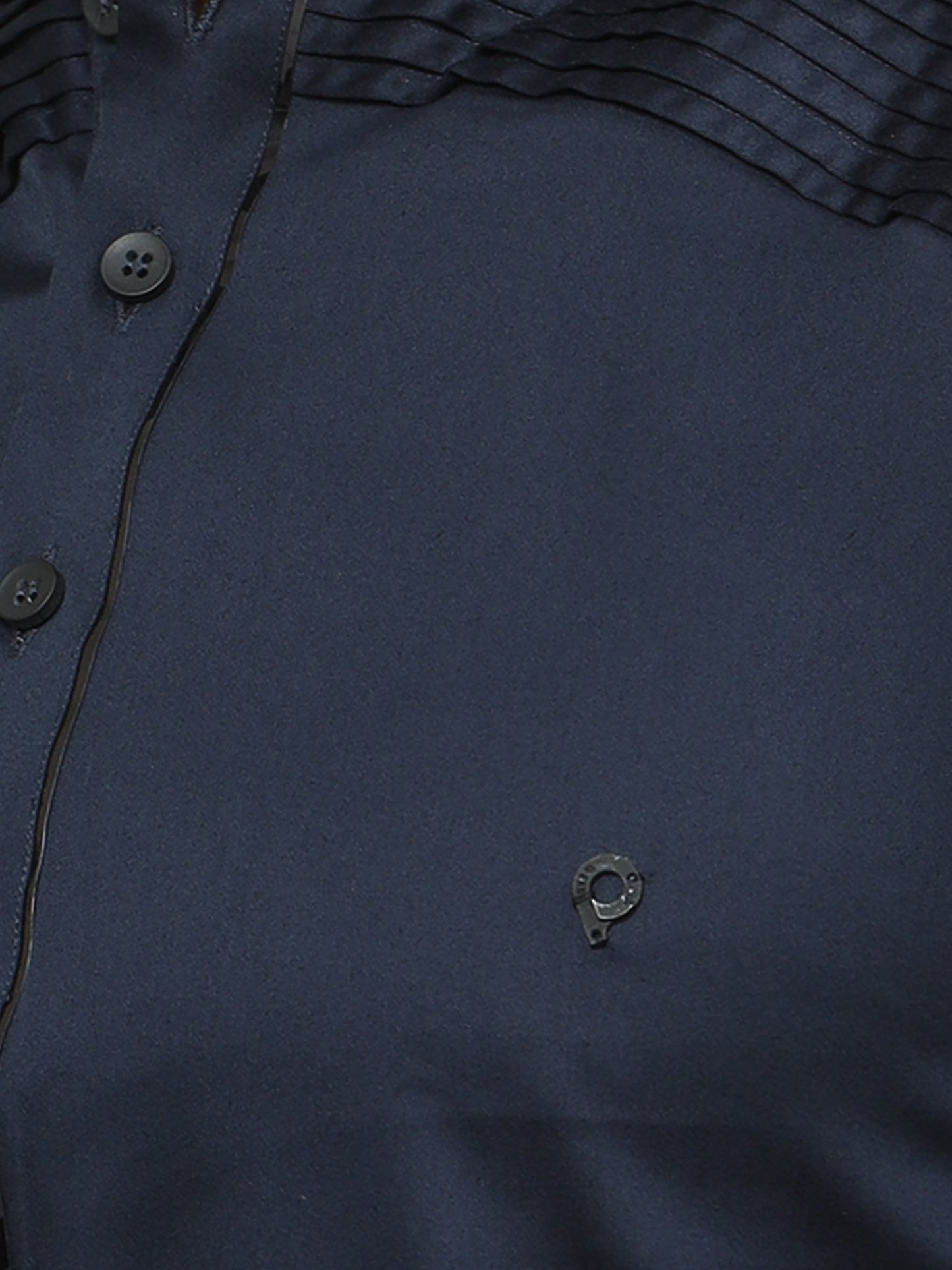 BLUE SOLID PATHANI KURTA SET