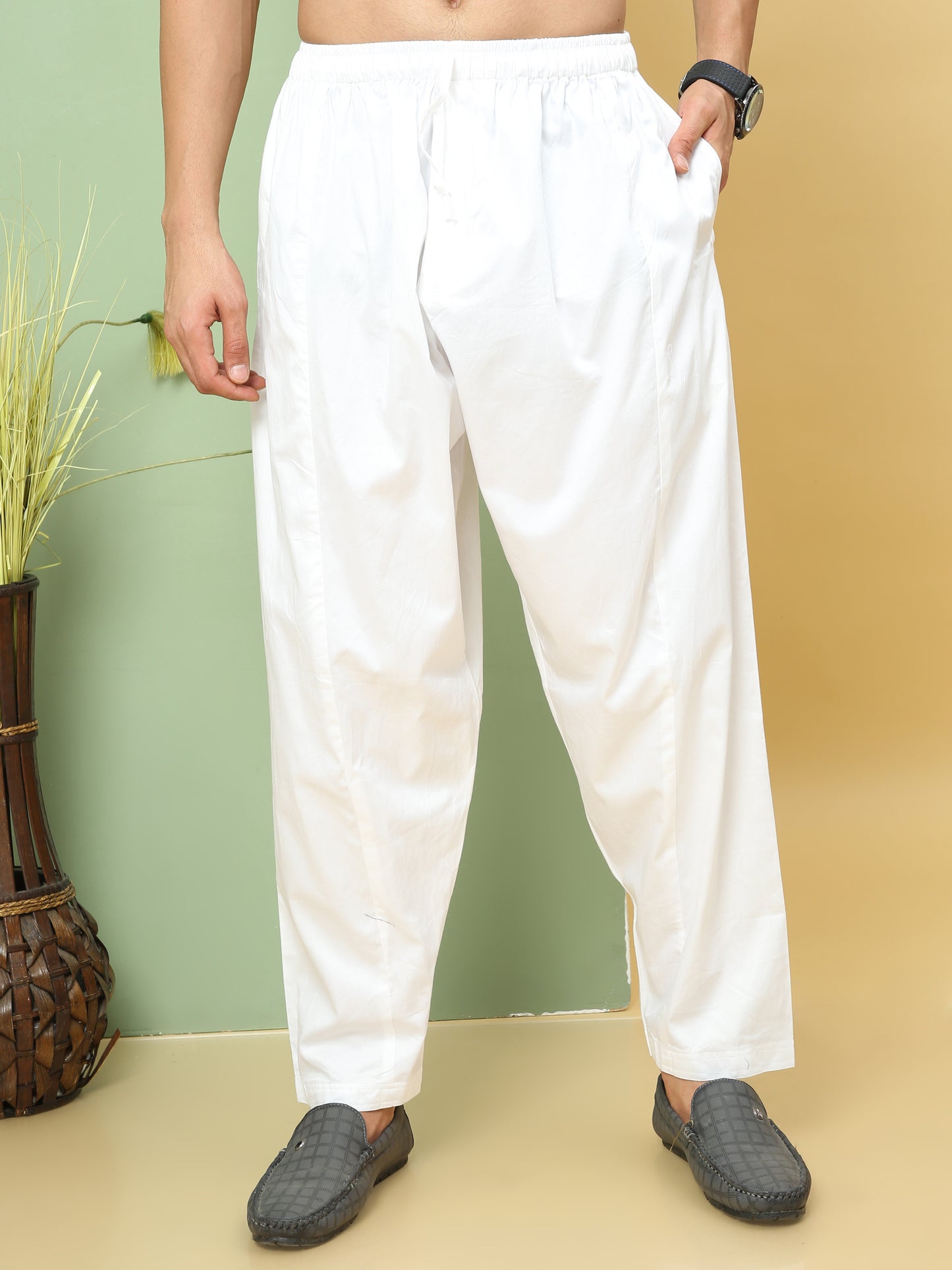 PALE AQUA SOLID PATHANI KURTA SET